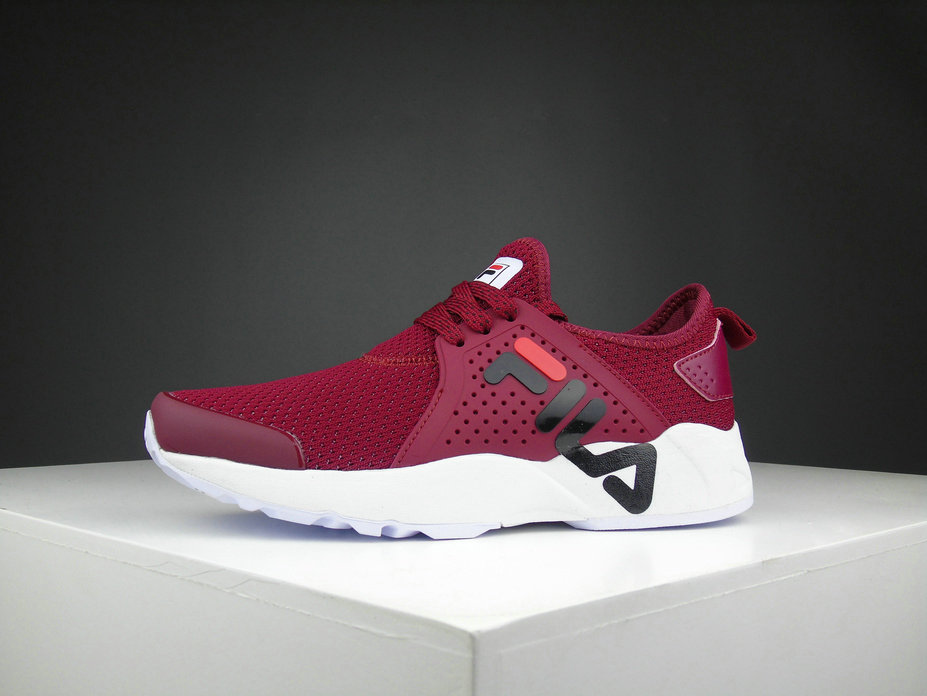 FILA Light Running Shoes Men Women Wine